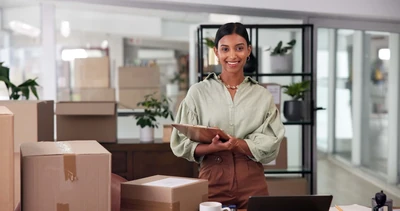 Entrepreneur worker starting business